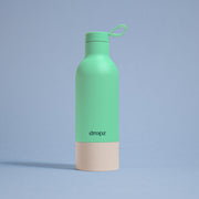 dropz Flasche minzgrün - 0.5 L mit Aufbewahrungsfach