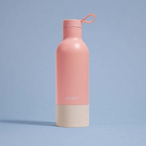 dropz Bottle pink - 0.5L with storage compartment