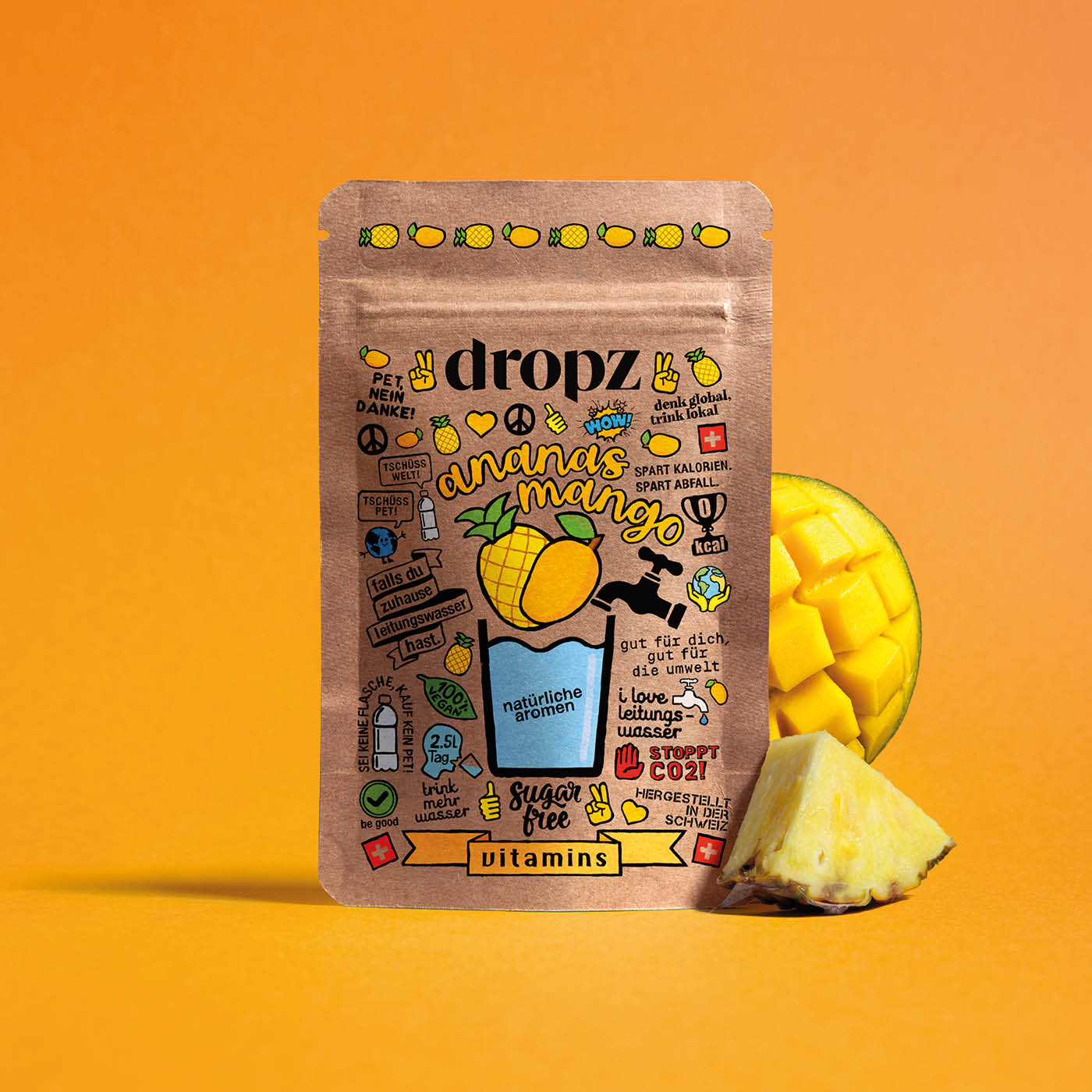 dropz Vitamins - Pineapple Mango